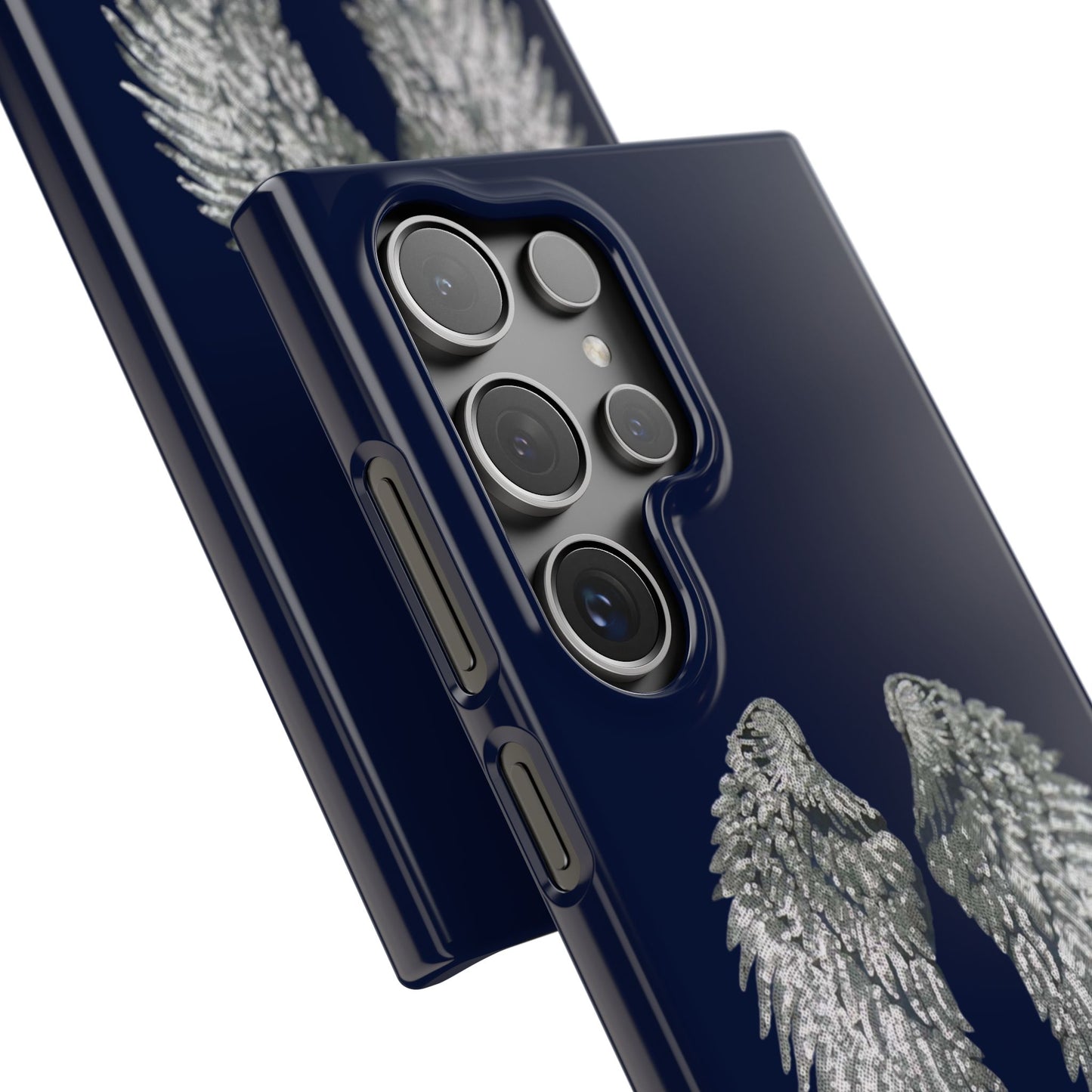 Navy Angel Wings Case