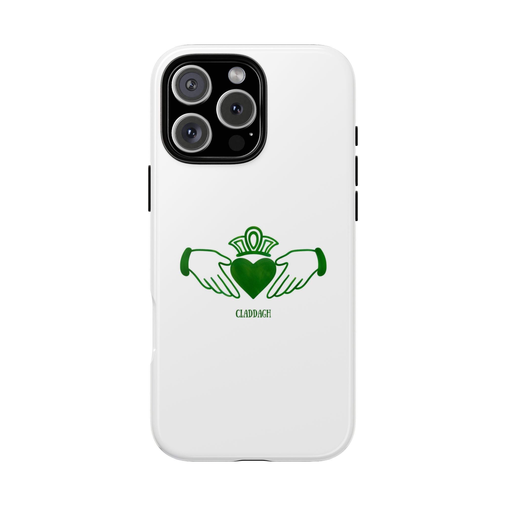 Irish Claddagh Symbol Green Tough Case