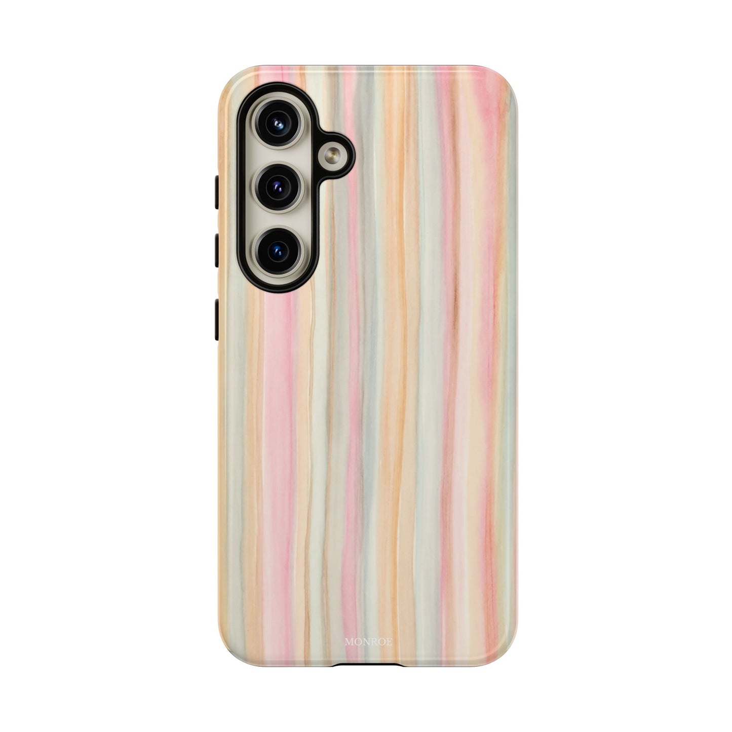 Pastel Watercolor Stripe Tough Case