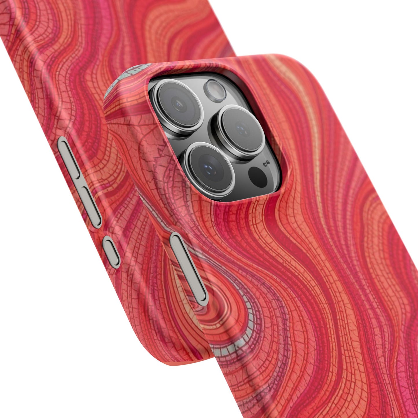 Retro Wavy Red Case