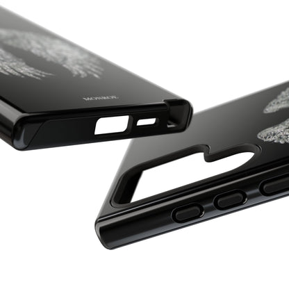 Silver Wings Black Tough Case