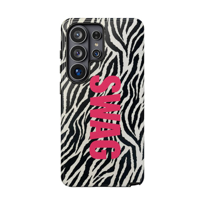 Zebra Print  "SWAG" Tough Case