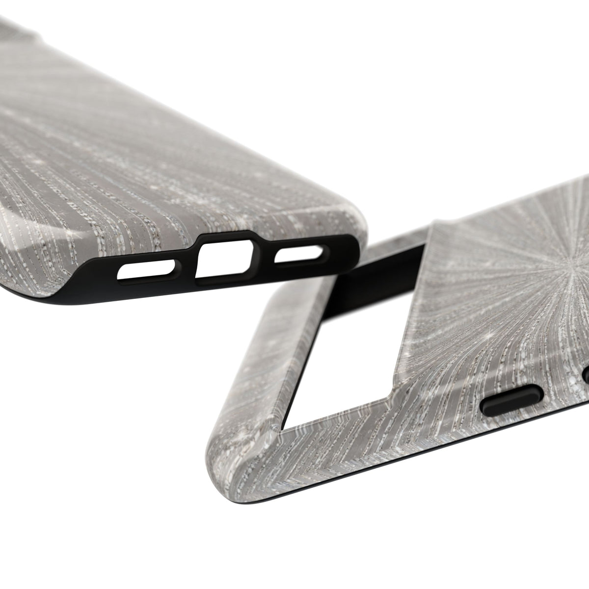 Sparkling Silver Burst Tough Case