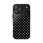 Black Polka Dot Phone Case