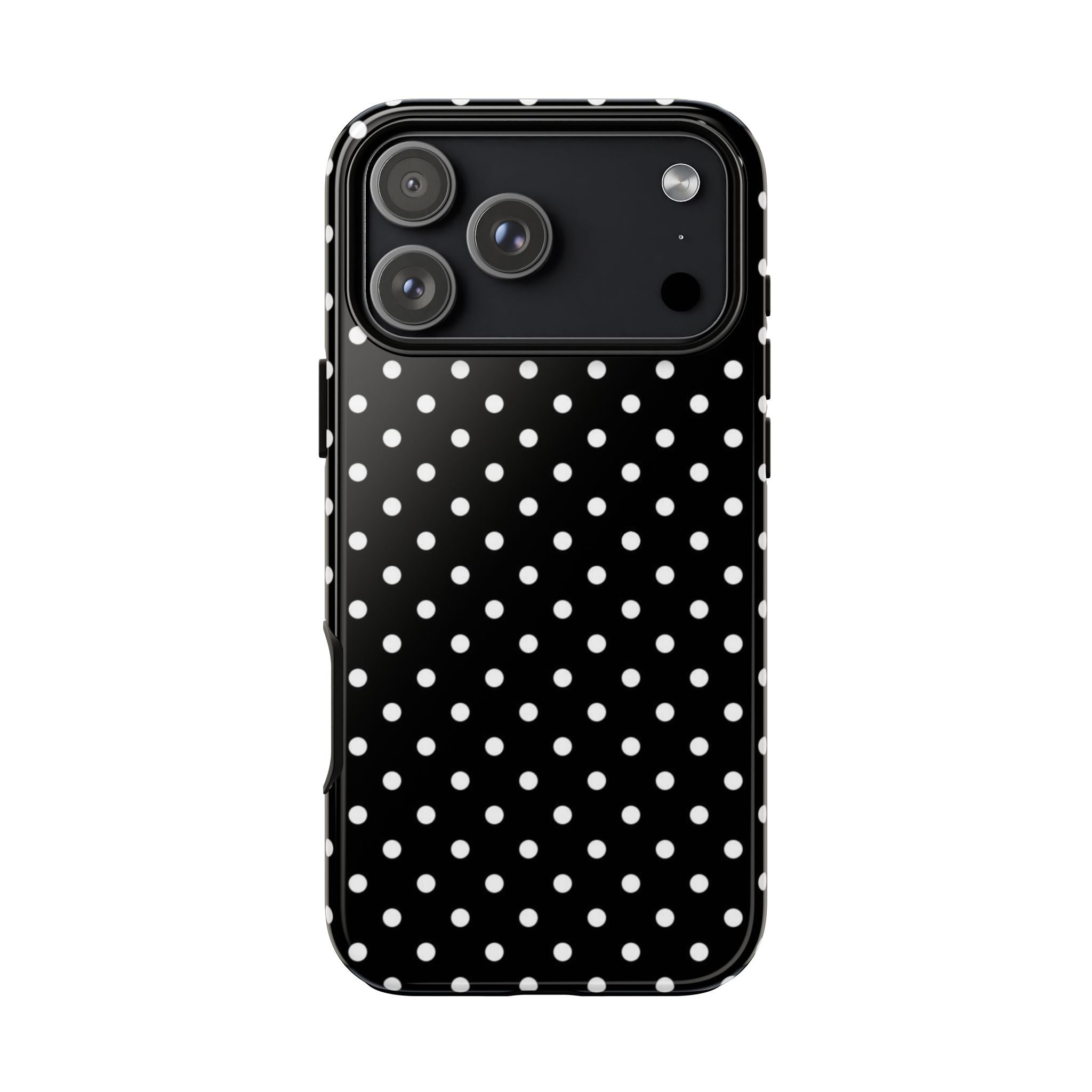 Black Polka Dot Phone Case
