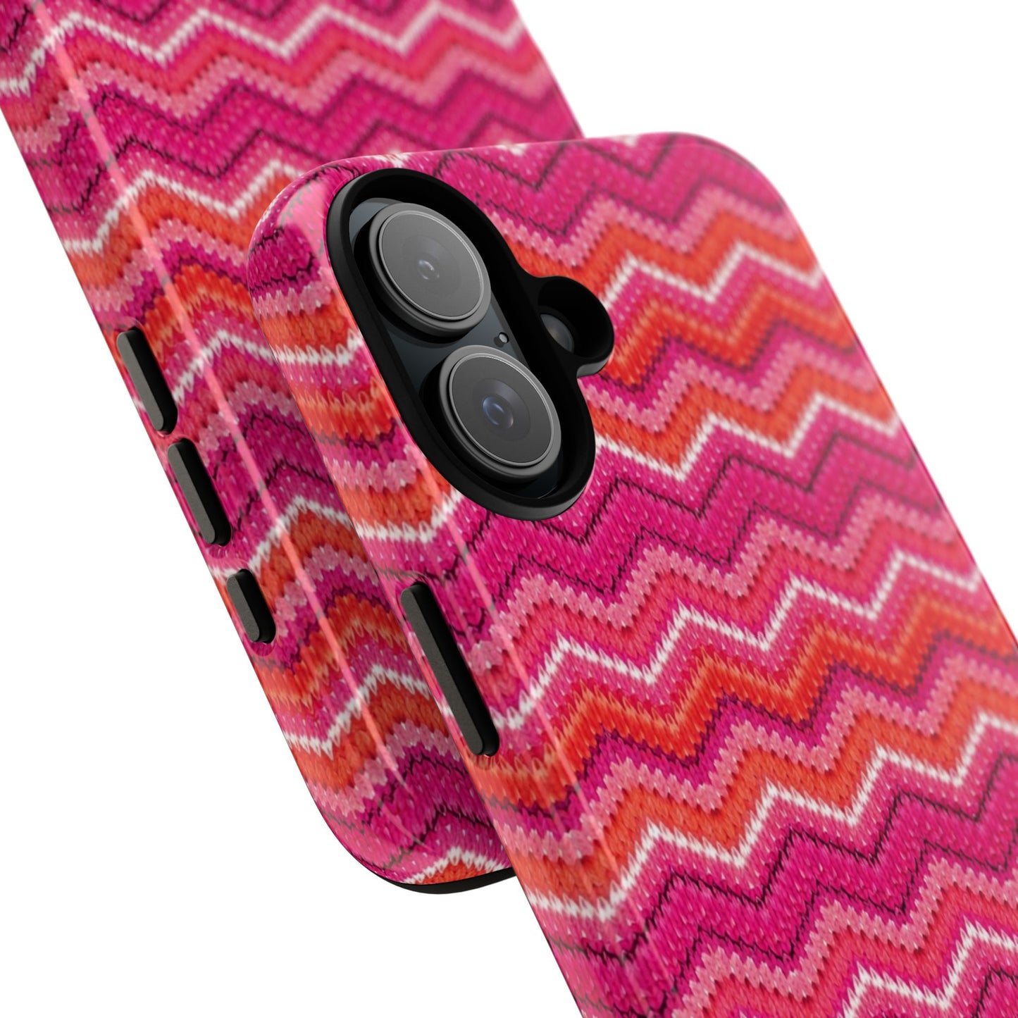 Pink Zigzag Tough Case