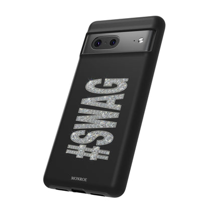 “#SWAG” Black Bling Tough Case