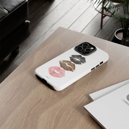 Leopard Glam Lip Tough Case