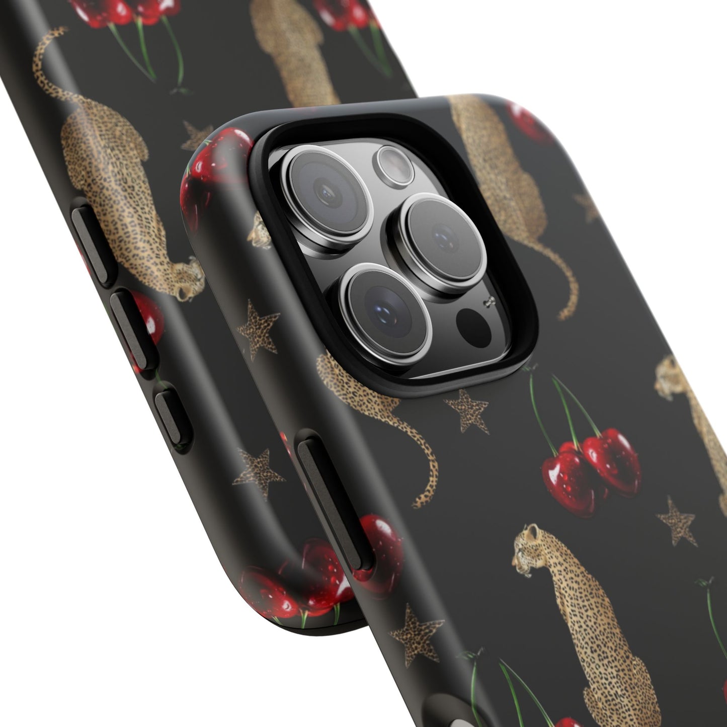 Leopard & Cherry Tough Case