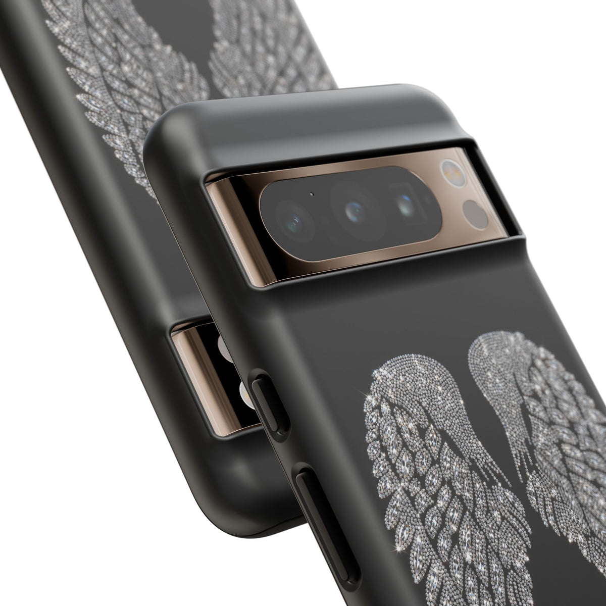 Silver Angel Wings Tough Case