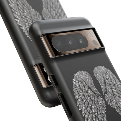 Silver Angel Wings Tough Case