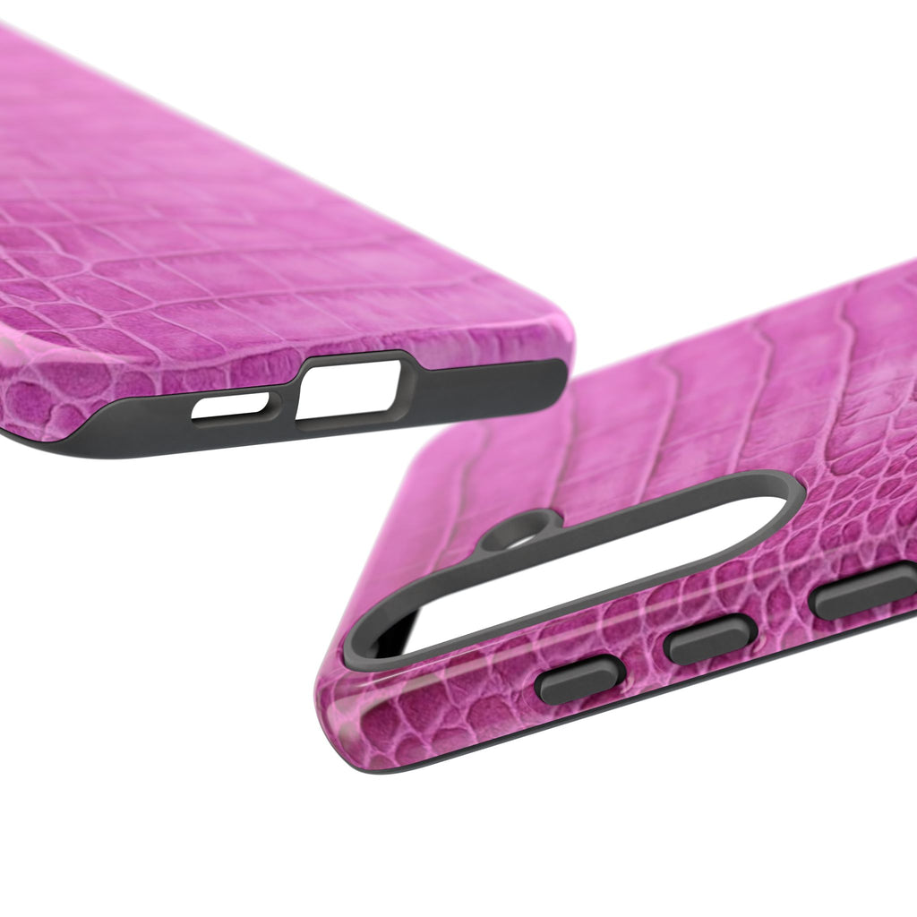 Purple Croc Phone Case