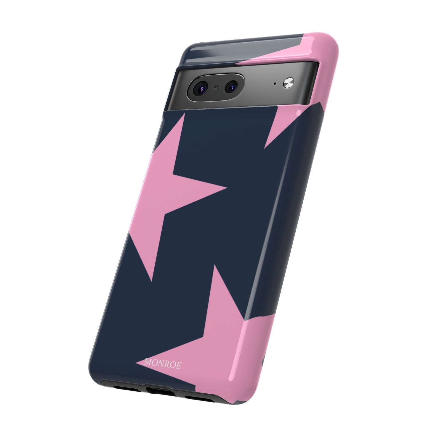 Navy & Pink Star Tough Cover