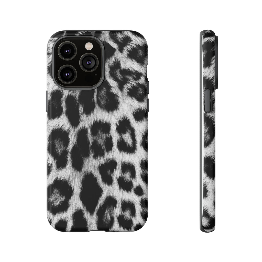 B&W Leopard Phone Case