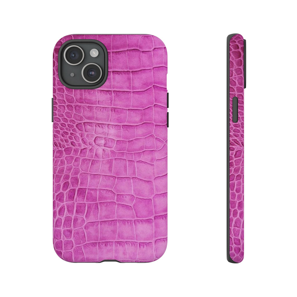 Purple Croc Phone Case