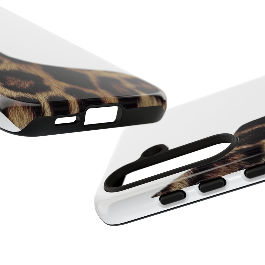 Half Cheetah Print Phone Case