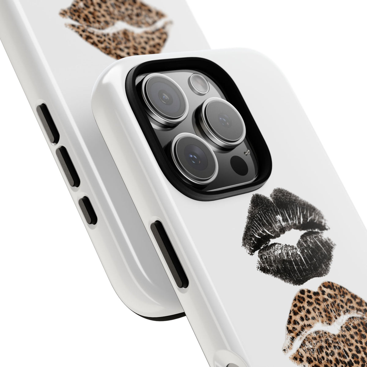 Leopard Glam Lip Tough Case