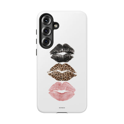 Leopard Glam Lip Tough Case