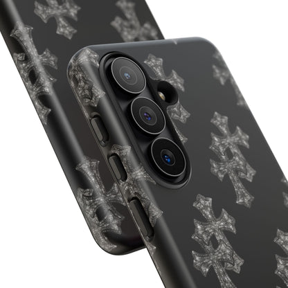 Black Crystal Cross Tough Case