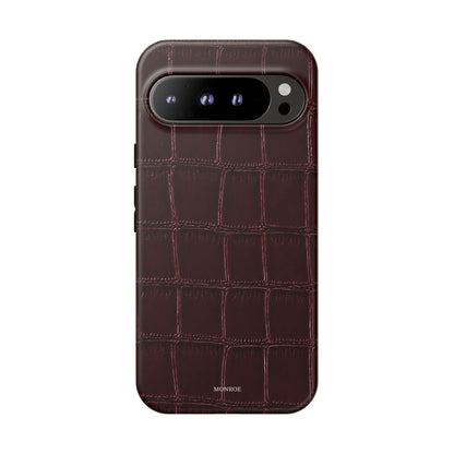 Burgundy Croc Tough Case