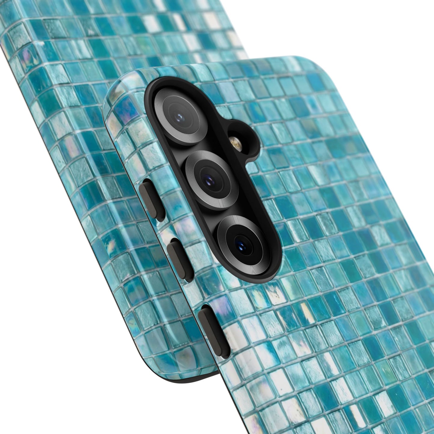 Hot Blue Mosaic Tile Tough Case