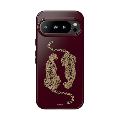 Burgundy Cheetah Tough Case