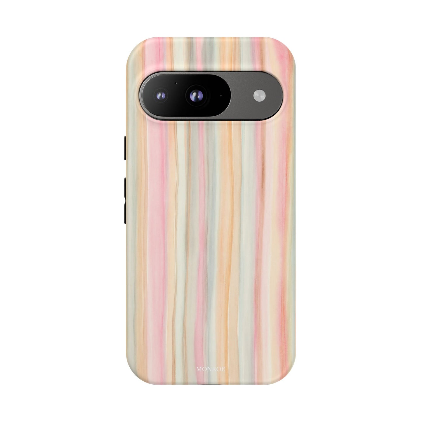 Pastel Watercolor Stripe Tough Case