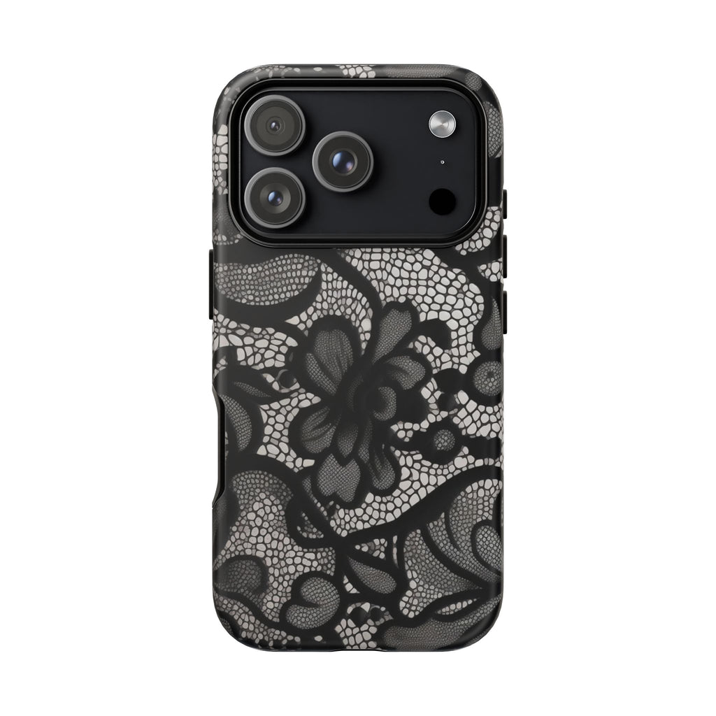 Black Lace Phone Case