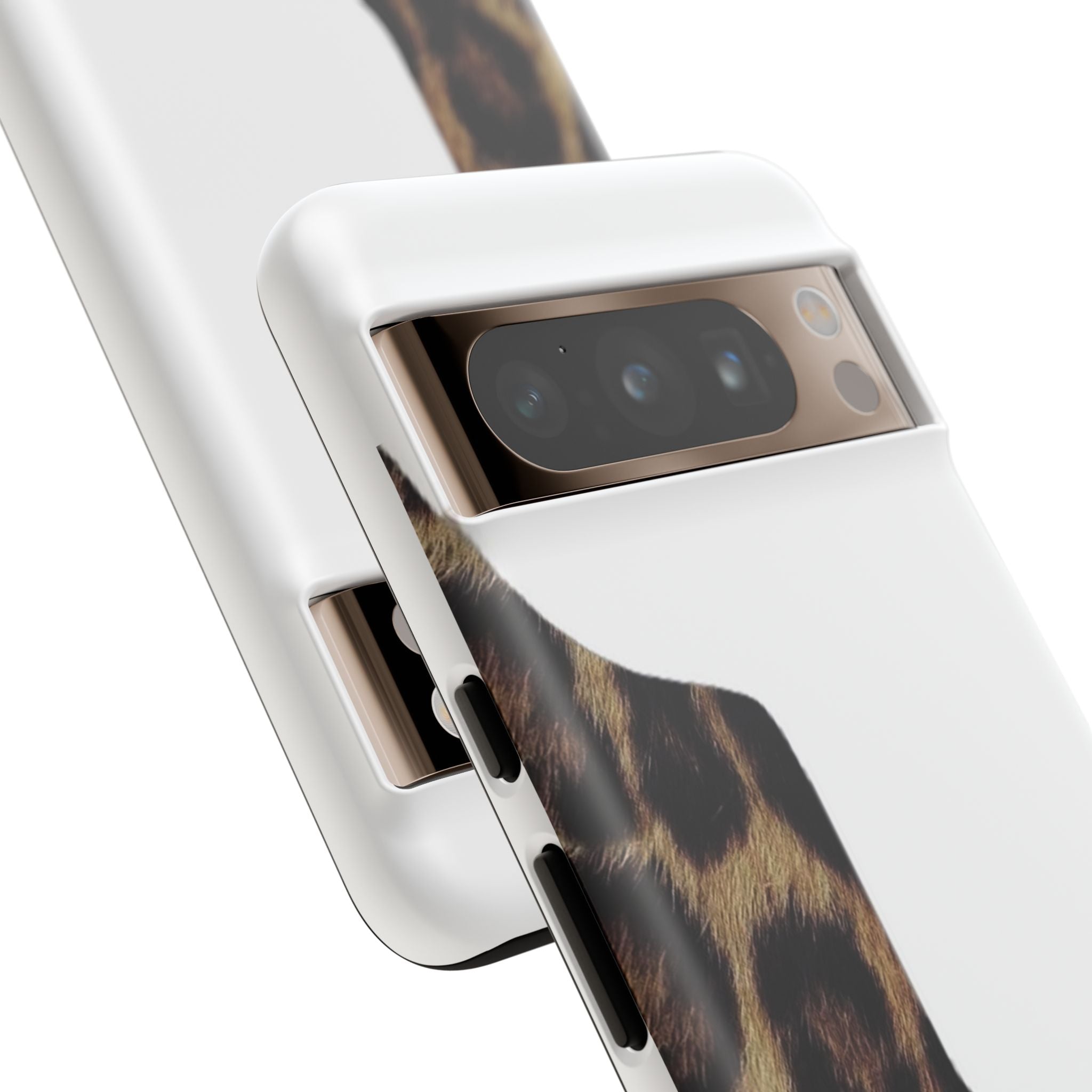 Half Cheetah Print Phone Case