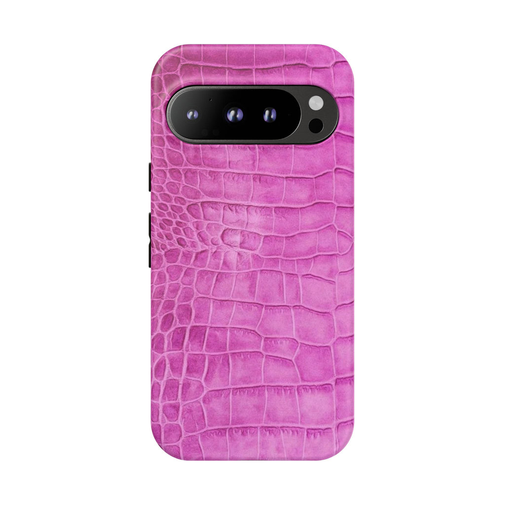 Purple Croc Phone Case