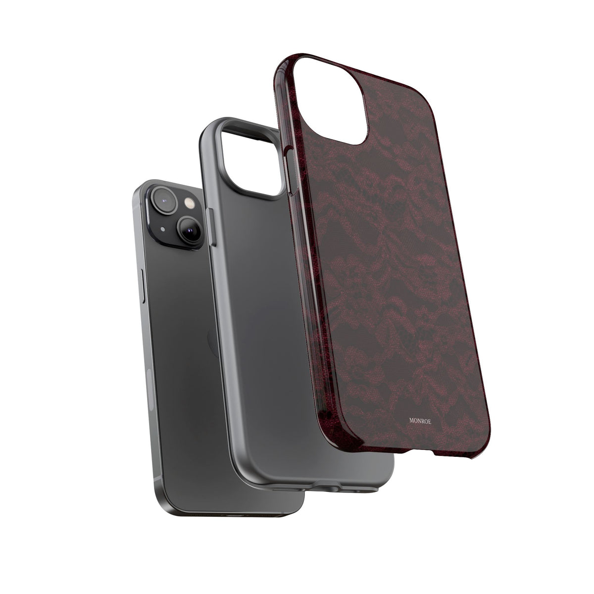 Burgundy Lace Tough Case