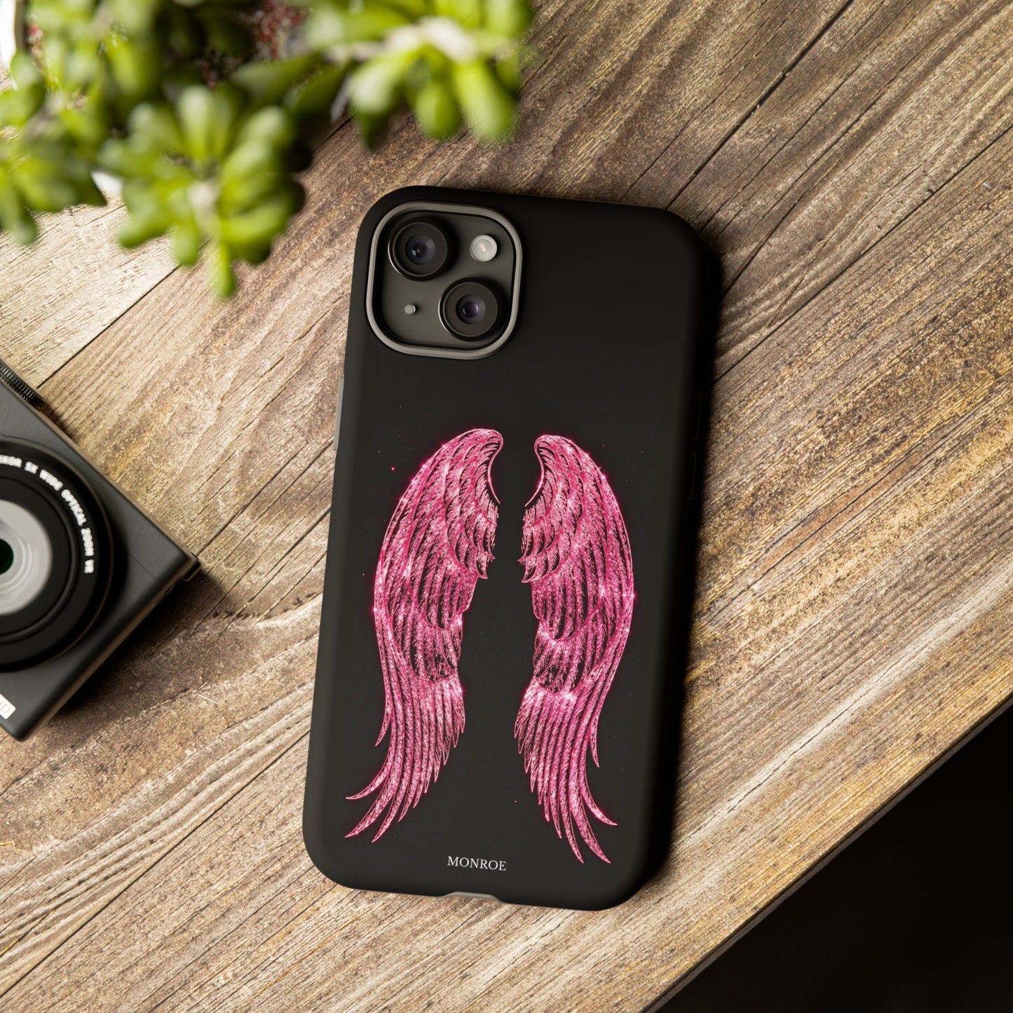 Pink Glitter Angel Tough Case