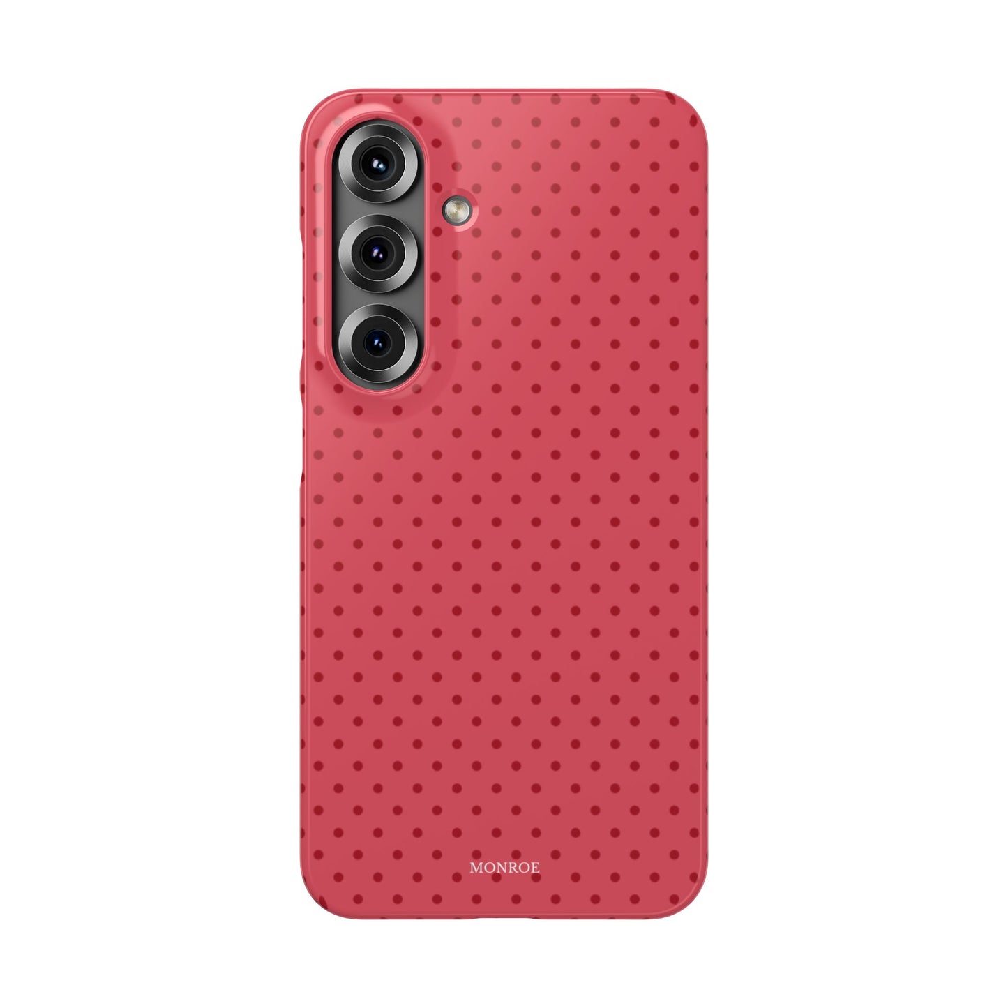 Coral Polka Dot Snap Phone Case