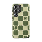 Clover Checker Tough Phone Case