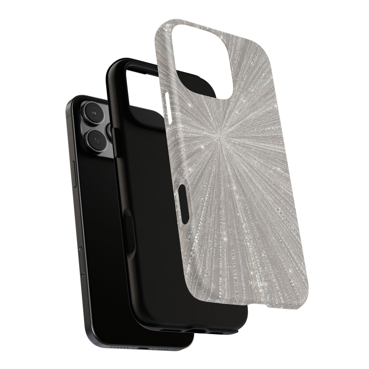 Sparkling Silver Burst Tough Case