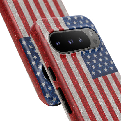 America Glitter Tough Case