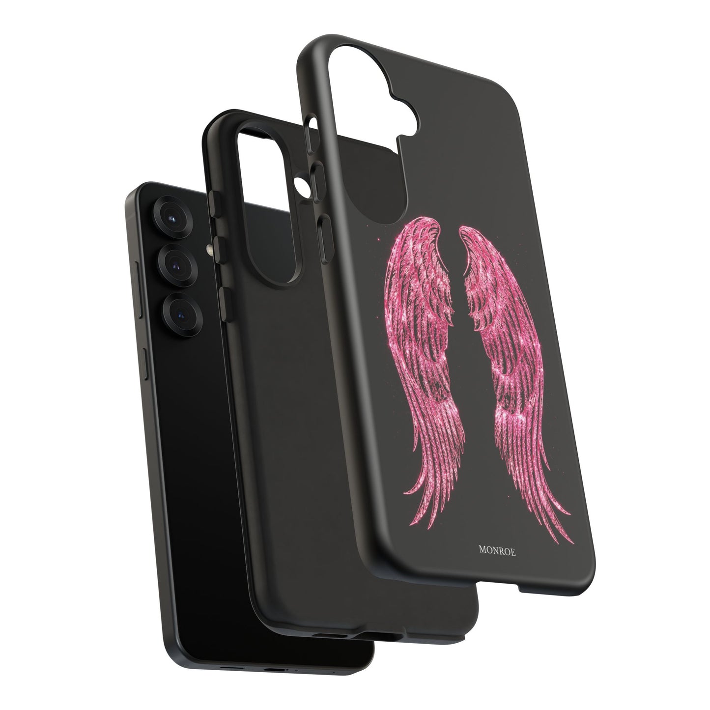 Pink Glitter Angel Tough Case