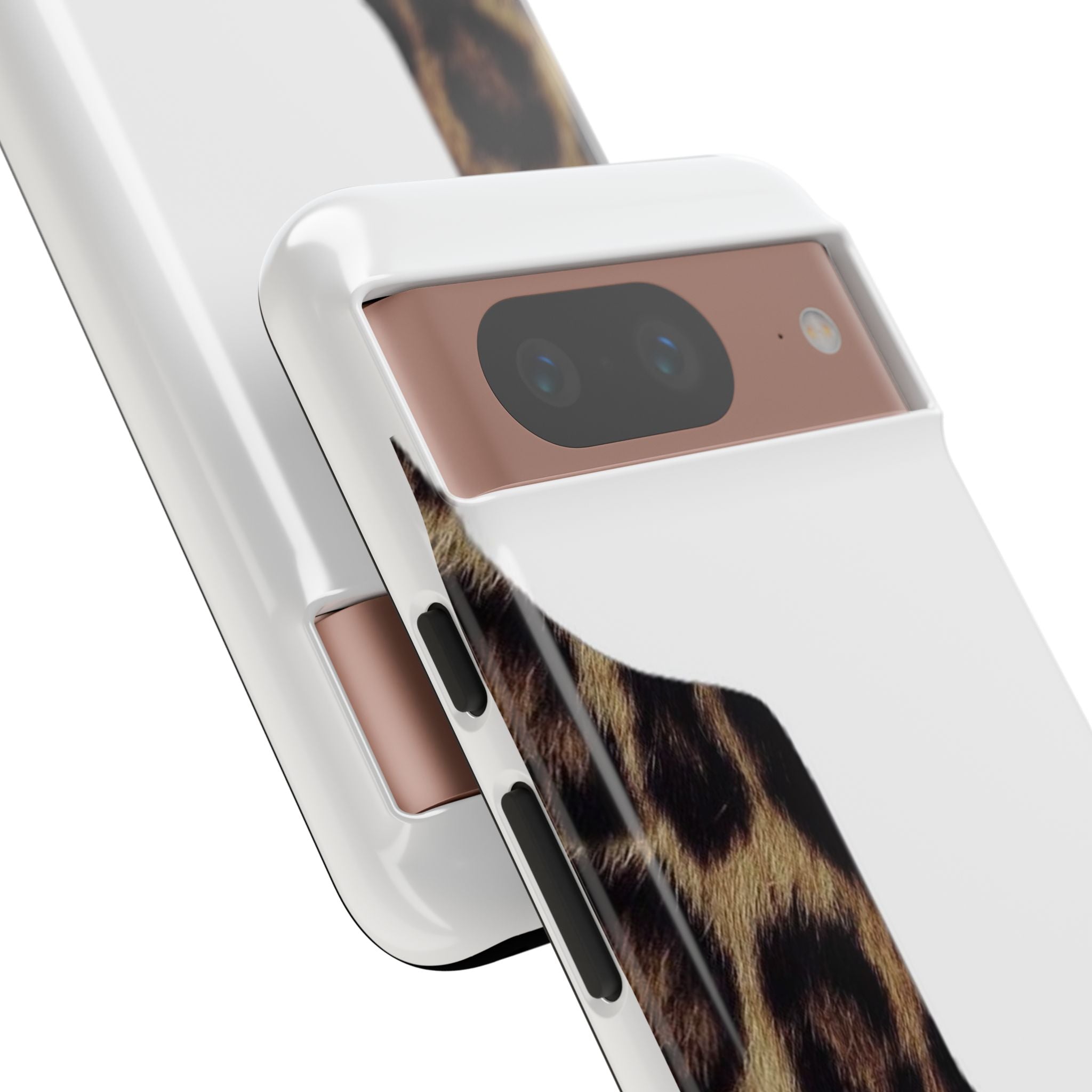 Half Cheetah Print Phone Case