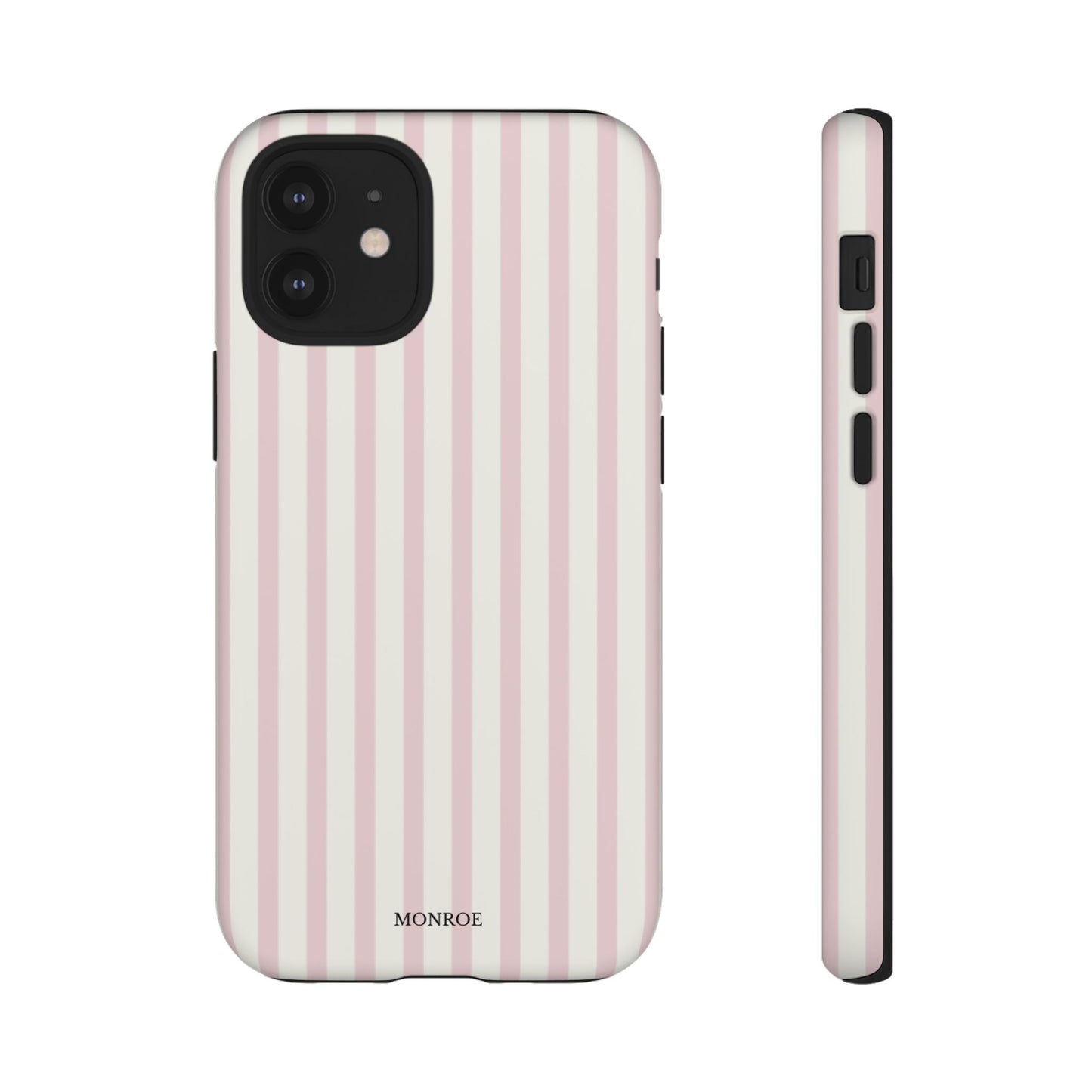 Light Pink Stripe Tough Phone Case