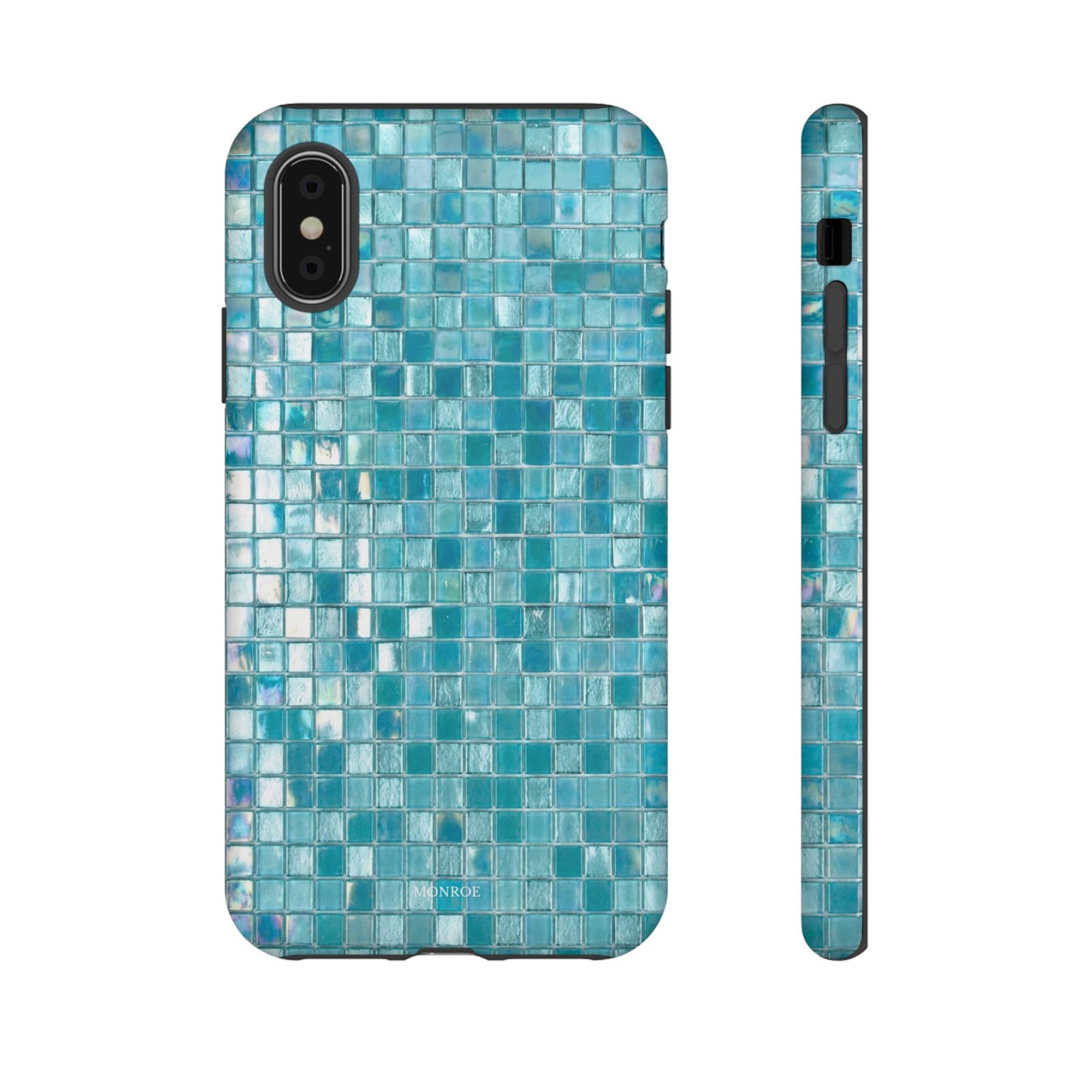 Hot Blue Mosaic Tile Tough Case