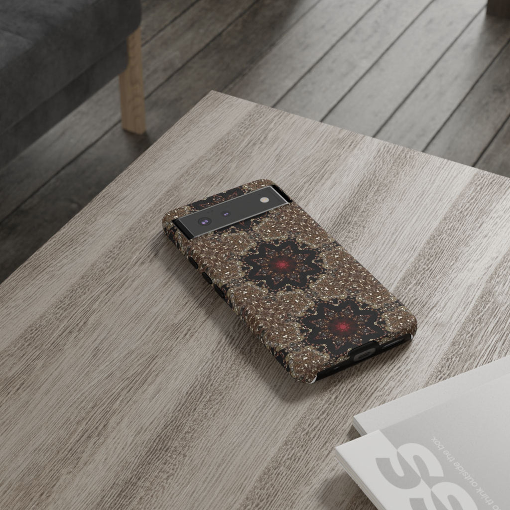 Brown Mandala Tough Protective Case