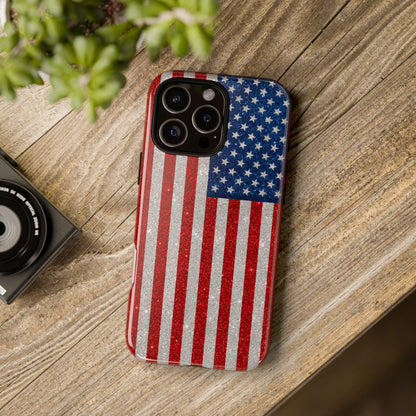 America Glitter Tough Case