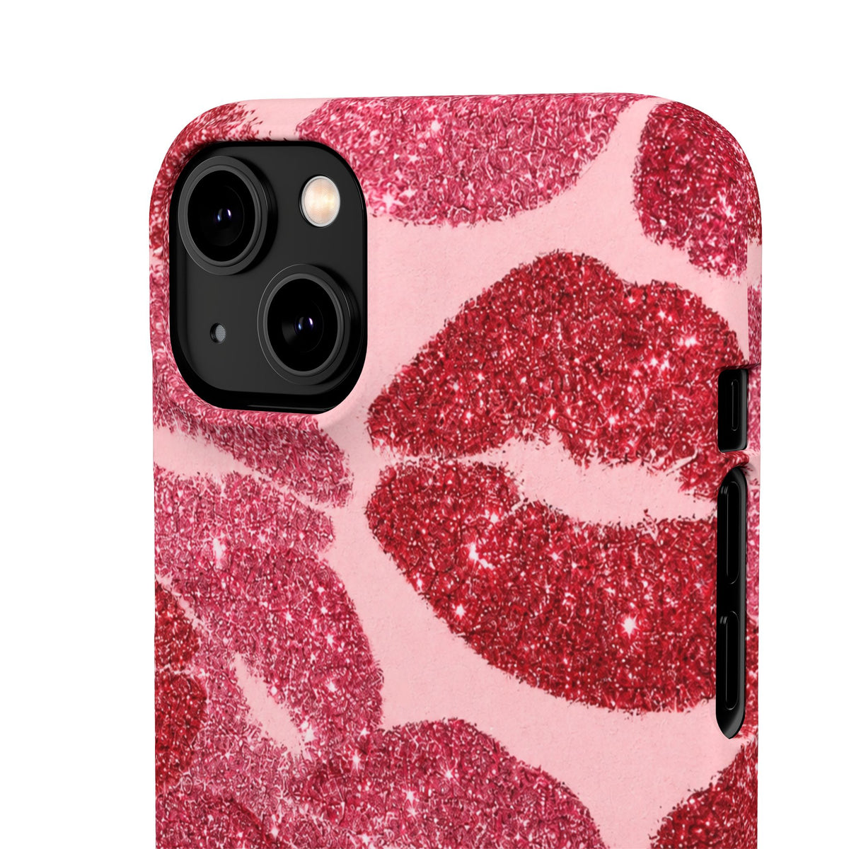Pink Glitter Kiss Case