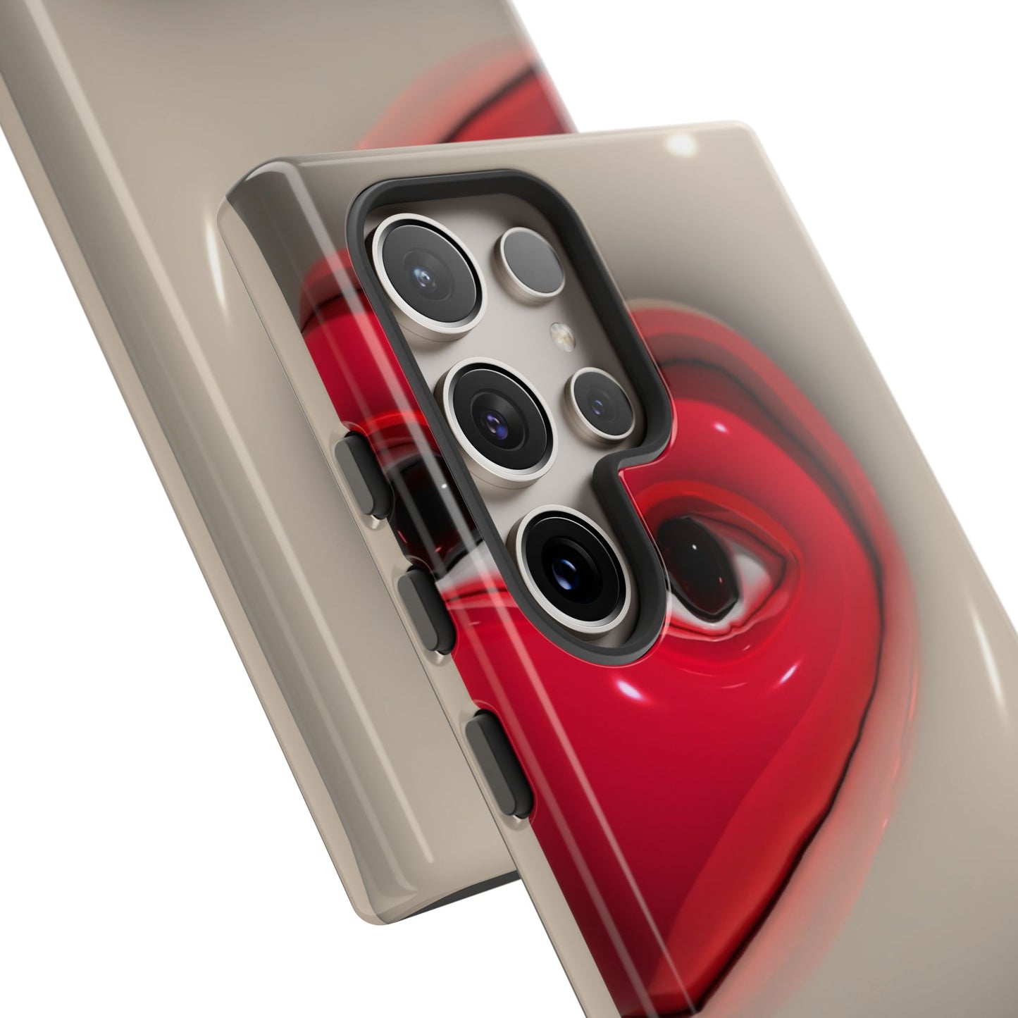 Red Heart Eyes Tough Case