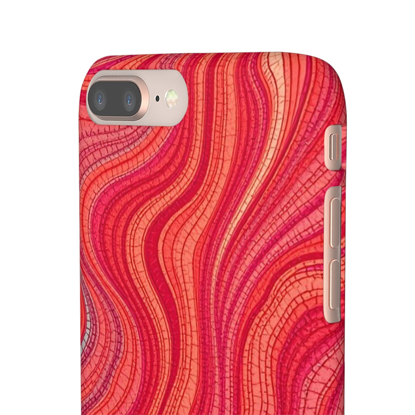 Retro Wavy Red Case