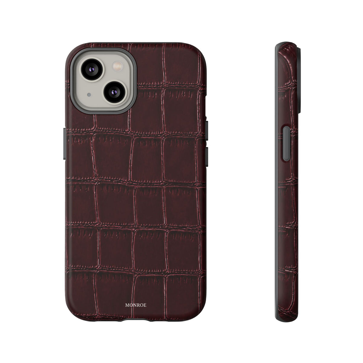 Burgundy Croc Tough Case