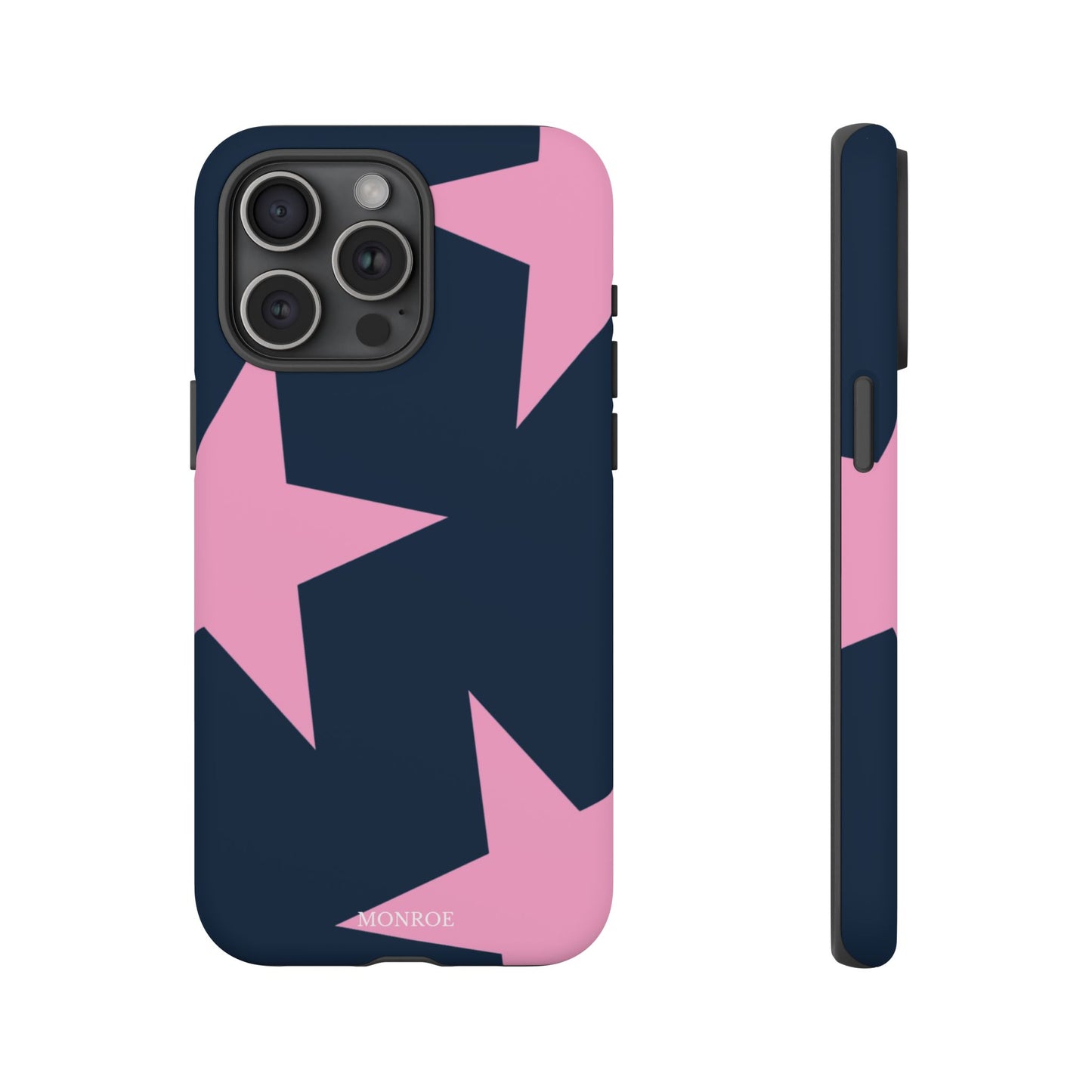 Navy & Pink Star Tough Cover