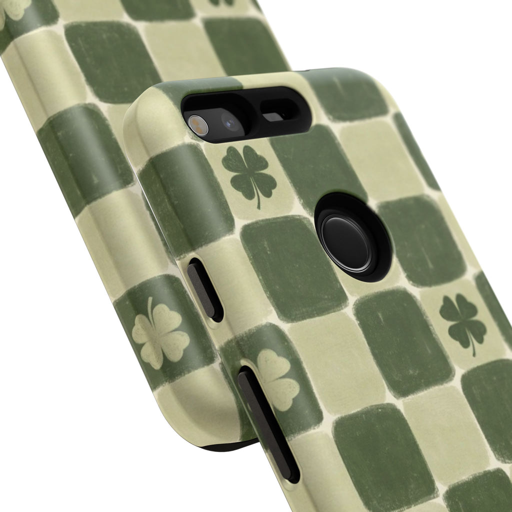 Clover Checker Tough Phone Case