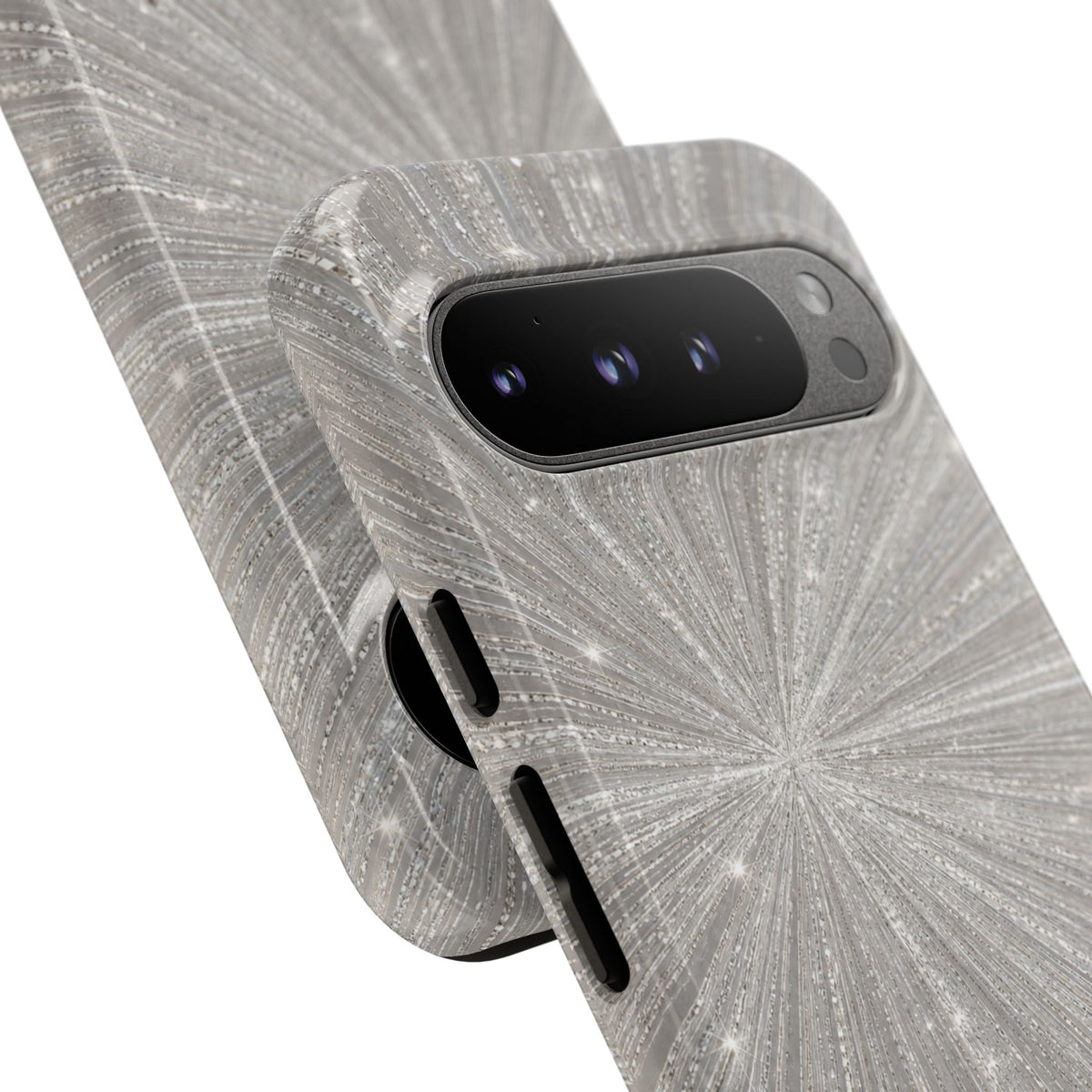 Sparkling Silver Burst Tough Case
