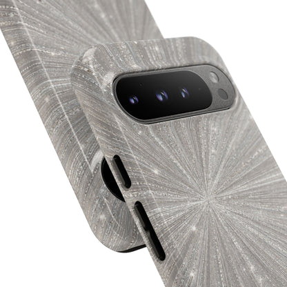 Sparkling Silver Burst Tough Case